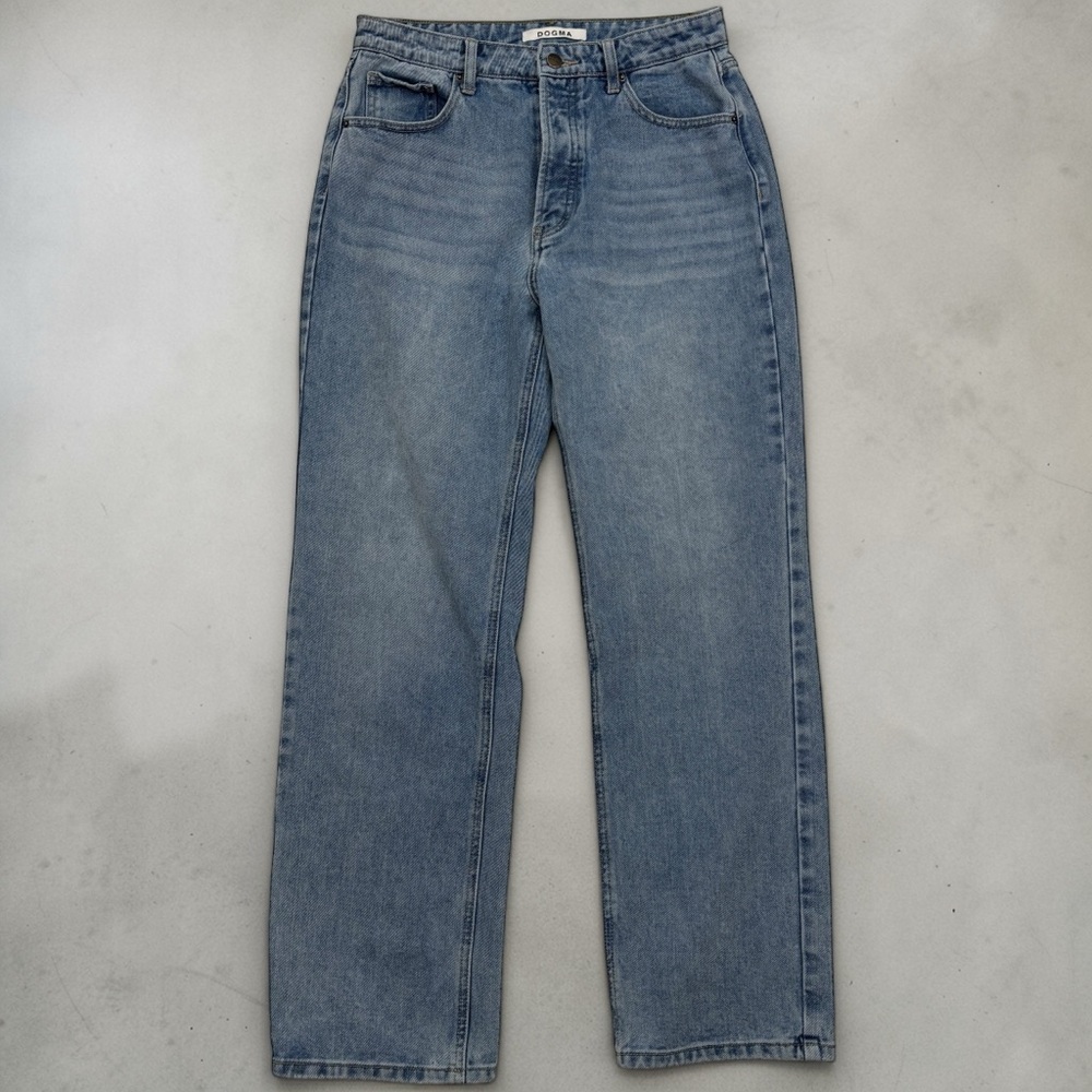 DOGMA Jeans Light Wash Blue Straight Leg Size 9 | Scandi Girl - Picture 6 of 11